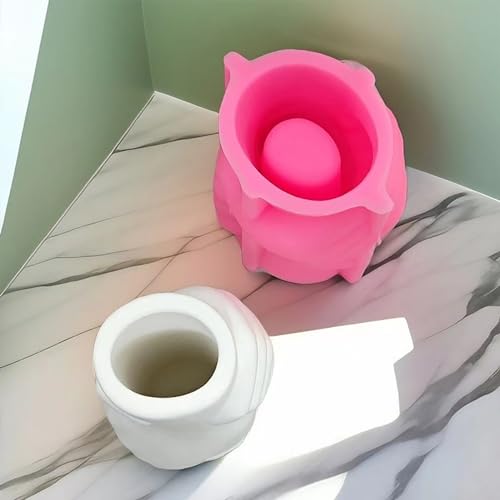 Moule en silicone 3D de vase à main pour une décoration de table - 7