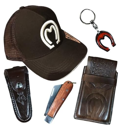 Kit Country Bone Capa de Celular Bainha Canivete e Chaveiro (marrom)