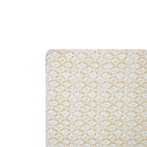 Image of Crane Baby Soft Cotton Crib Mattress Sheet, Fitted Sheet for Cribs and Toddler Beds, Diamond, 28 inchw x 52 inchh x 9 inchd