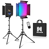 RGB LEDビデオライト 40W高出力 540LED大型パネル