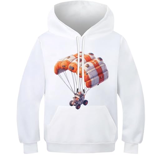 Sweat garçon imprimé 3D avec cordon de serrage pour ado 13-15 ans
