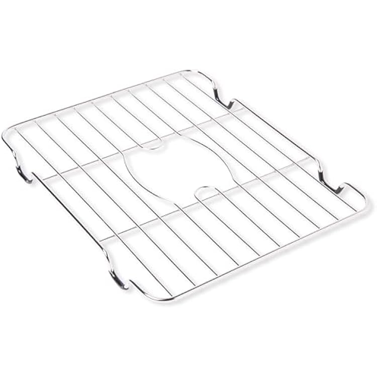 Better Houseware Sink Protectors for Kitchen Sink, Rust-Resistant Scratch-Preventing Stainless Steel Sink Protector Grid, Non-Slip Kitchen Sink Rack for Washing, 12 x 10.25 x 1 Inch