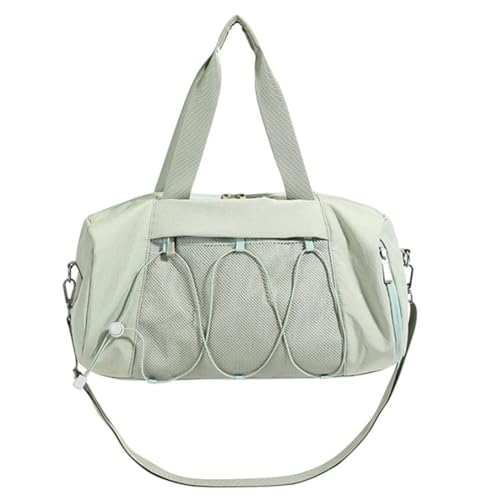 Travel Garment Bags Ladies Short Trip Travel Luggage Bag Handheld Sports Yoga Fitness Bag Duffle Bag(Green)