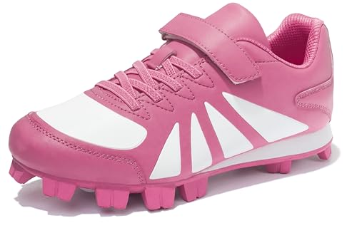CAMVAVSR Baseball Cleats for Kids - Lightweight Boys Girls Rubber