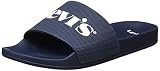 Sandalias de verano Levi\'s June Mono, Sandalia Hombre, Azul Marino, 42 EU