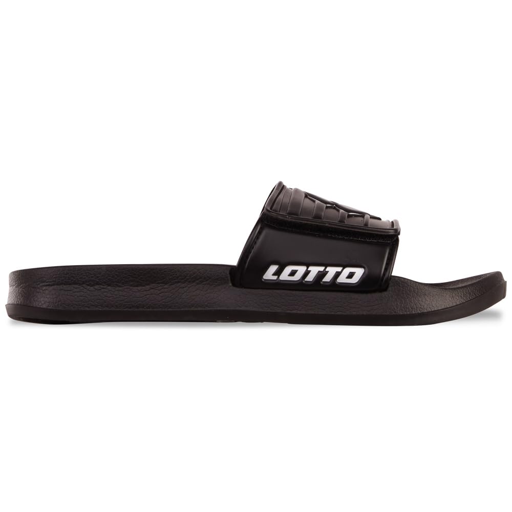 Lotto FLYDE Unisex Sports Sandals, Black/White, EU 43, Black White, 9 UK