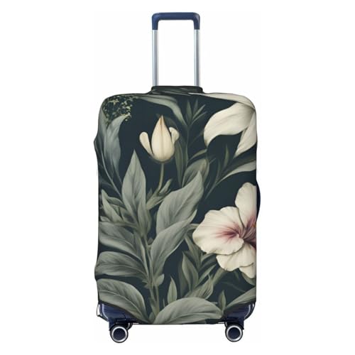 Botanical Floral Print Fashionable Suitcase Cover Personalized Luggage Protector for Travel and Business