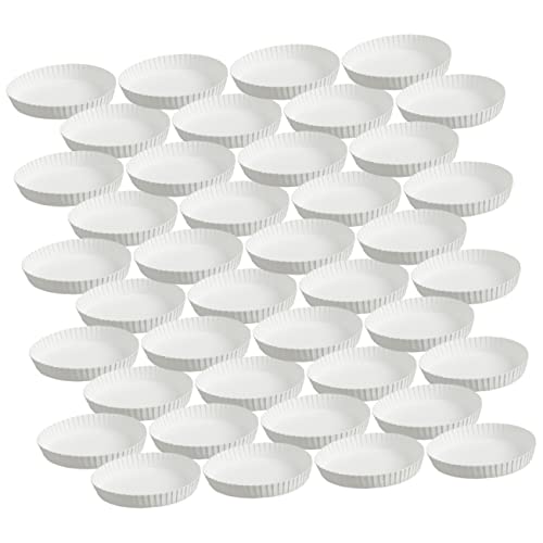 WOFASHPURET 150Pcs Paper Cup Lids Sealing Covers for Drinking Cups Stackable and Lightweight for Home Office