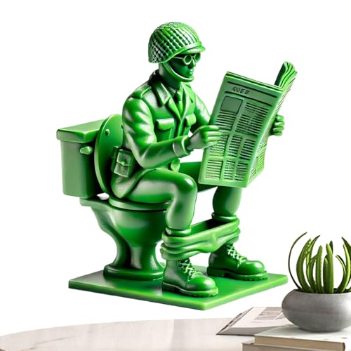 Générique Figurine de Soldat Miniature – Jouet de Farce interactif en résine de 7 cm | Modèle de | Ornement d’Affichage à la Maison | Jeu imaginatif | Cadeau à Collectionner pour Les Fans Adultes, dé