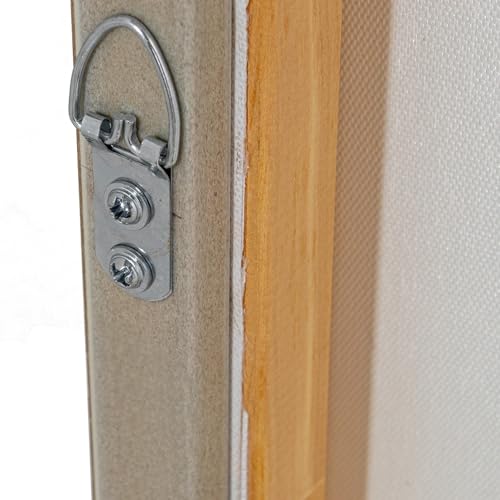 DRW Abstraktes Leinwandbild mit PS-Rahmen in mehrfarbig, 120 x 5 x 120 cm