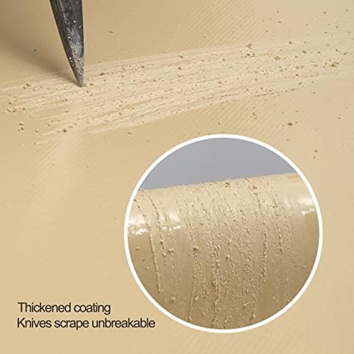 3x6m Tarpaulin Heavy Duty 500g/㎡ Waterproof Tarp Large Ground Camping Sheet with Eyelets for Outdoor Furniture Caravan Car Cover, Beige (Size : 1x2m)