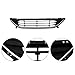 PENSUN Upper Grille + Lower Grill Fit for 2011 2012 2013 Hyundai Elantra Sedan Front Bumper Grille Grill Assembly Replacement 3FGT15