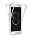 PHEZEN Galaxy S8 Plus Case, Scratch Proof 360 Front and Back Full Body Protection Transparent Flexible TPU Bumper Case Anti-Scratch Protective Case for Samsung Galaxy S8 Plus, Transparent