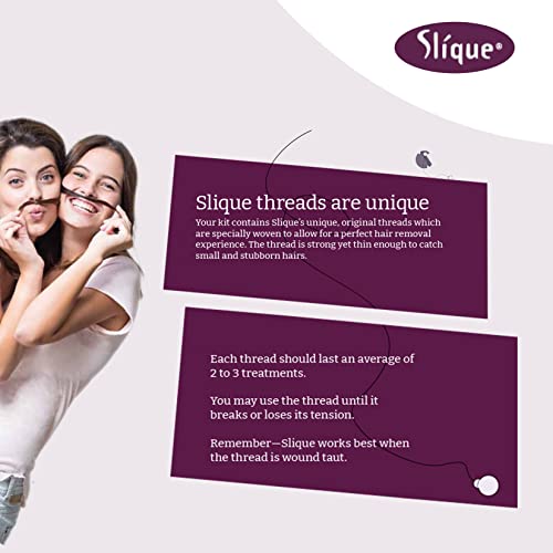 Slique Facial Hair Removal For Women | Chin Hair Removal | Remove Upper Lip Hair | Women Spring Epilator Threading Facial Hair Remover | Hair Removal Kit For Women Spring | Threading Hair Removal Tool #TOP4
