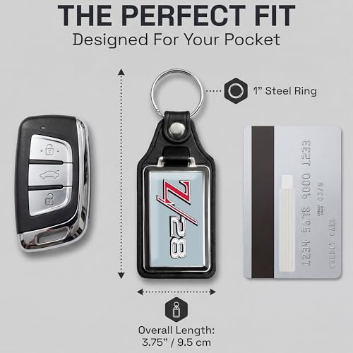 Image of Brotherhood Car Key Chain for Camaro - Classic Models Keychain for Men and Women Gift Key Ring - -