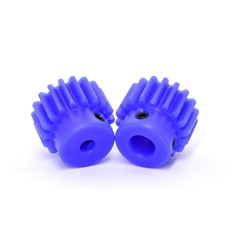 Engrenage droit en Nylon bleu de haute précision alésage 12mm module 1 - 6