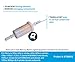 Quicksilver 879885Q Inline Fuel Filter for Mercury and Mariner Outboards