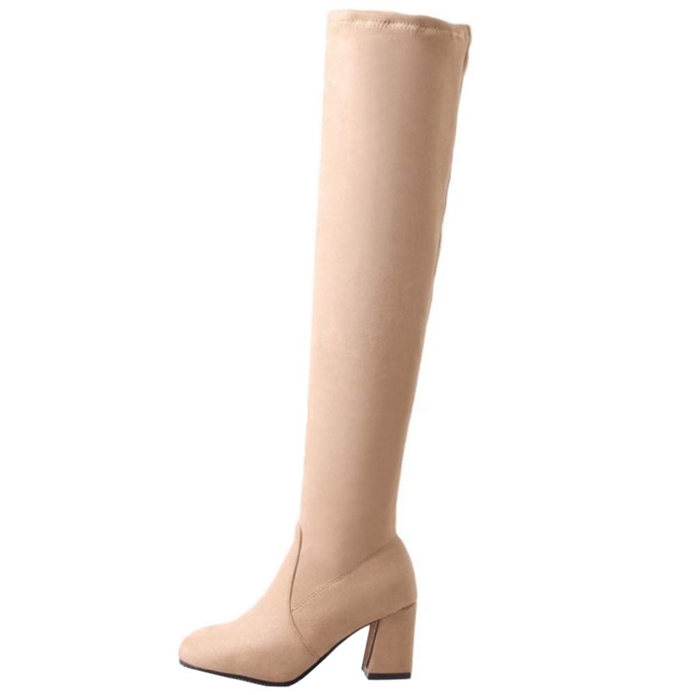 Cuissardes Simples pour Femme avec Talon Carré