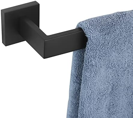 KOKOSIRI 16-Inch Hand Towel Rail, Bathroom Kitchen Towel Holder, Wall Mounted SUS304 Stainless Steel Towel Rack, Polished Chrome, B4003CH-L16