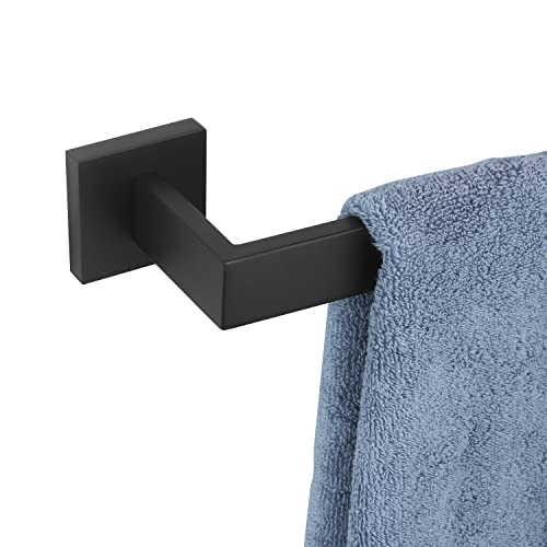 KOKOSIRI 36-Inch Single Towel Bar, Bathroom Kitchen Towel Holder, Wall Mounted SUS304 Stainless Steel Towel Rack, Matte Black, B4003BK-L36 by KOKOSIRI - Used condition - US$30.24
