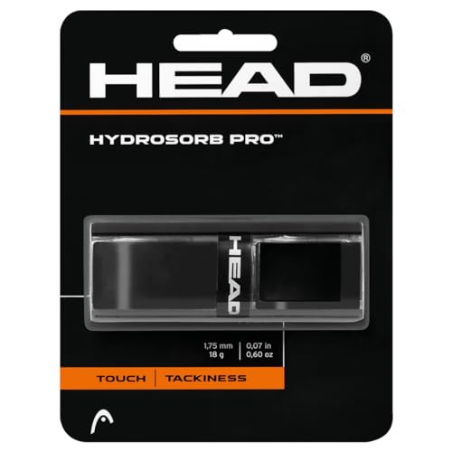 HEAD Hydrosorb Pro Tennis Racquet Replacement Grip - Black