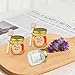 Dromzen 20 Piezas Tarros de Miel Pequeños con Dispensador Imagen de Dromzen 20 Piezas Tarros de Miel Pequeños con Dispensador
