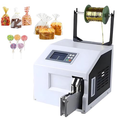 Máquina automática de atar cables, 400 W ajustable, 2-8 círculos, tamaño de corbata de 5 a 30 mm, agrupación eficiente para supermercado, panadería, granja