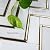 Tile Generation NBG-4 Herringbone White and Gold Metal Stainless Steel Polished Marble Tile (10 Sheets)