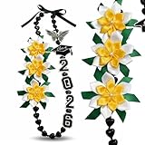 XunYee 42 Inch 2026 Graduation Kukui Nut Lei with...