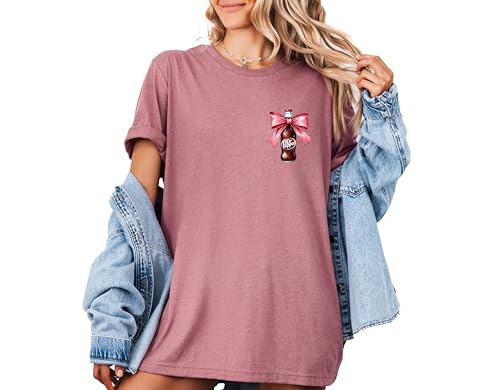 D.r. P.e.p.p.e.r Pink Bow Coquette Shirt, D.r. P.e.p.p.e.r Lover Shirt, Pink Soda Drink Shirt, Trendy Shirt, Soda Lover Gift, Funny Drink Shirt
