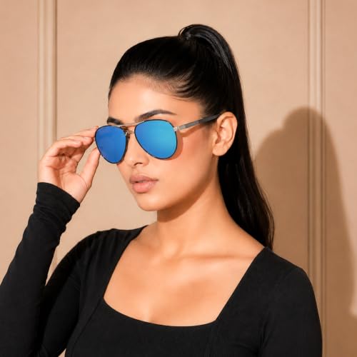 Image of ROYAL SON Men Aviator Polarization Sunglasses