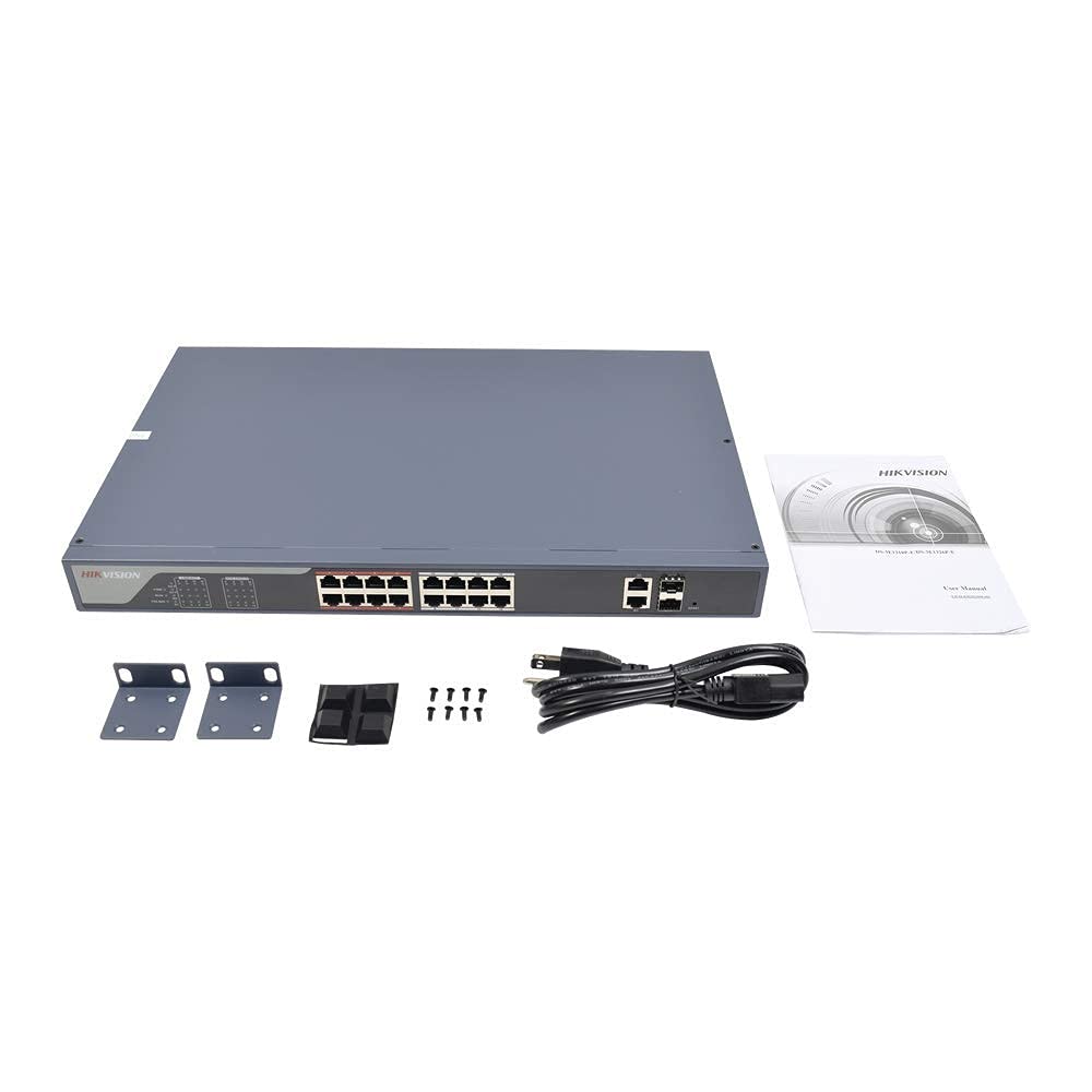 Amazon.com : DS-3E1318P-E Web-Managed PoE Switch, Hikvision