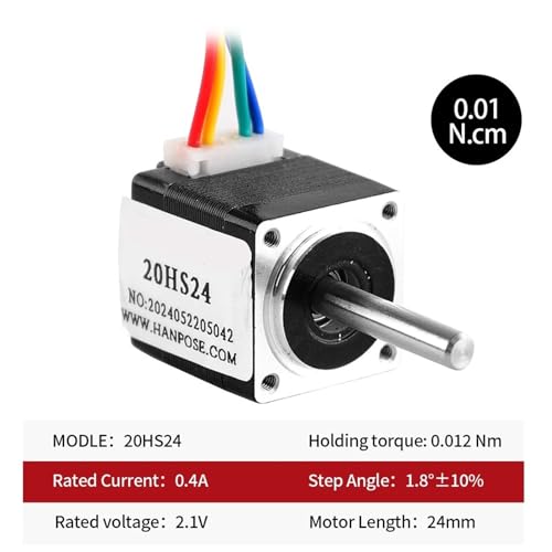 Moteur pas à pas Nema 8 évite la perte de pas sur les micro-mécanismes 20HS34 - 5