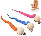 ping holz 7 gebraucht ★★ Spaß für Ihre Katzen und sich selbst ★★ Werfen Sie es gegen eine harte Oberfläche, um zu sehen, wie es abprallt, und beobachten Sie, wie Ihre Katze es jagt! Bunte Kugeln sind leicht auf dem Boden oder unter der Couch zu erkennen.