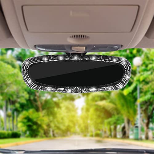 Facile da installare senza attrezzi: la nostra copertura elastica per retrovisore universale per auto è flessibile, devi solo allungare la copertura dello specchietto retrovisore bling alla lunghezza appropriata, quindi può essere fissata saldamente nello specchietto retrovisore, che può proteggere il tuo specchietto retrovisore.