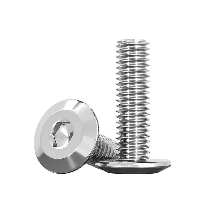 Hurricane Shutter Bolts, 304 Stainless Steel Hurricane Shutter Fasteners Screws, Rust-Resistant and Weatherproof Hardware 1/4" X 1-1/2'', 25-Pack