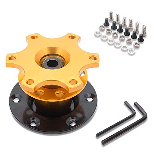 Gold Racing Steering Wheel Hub