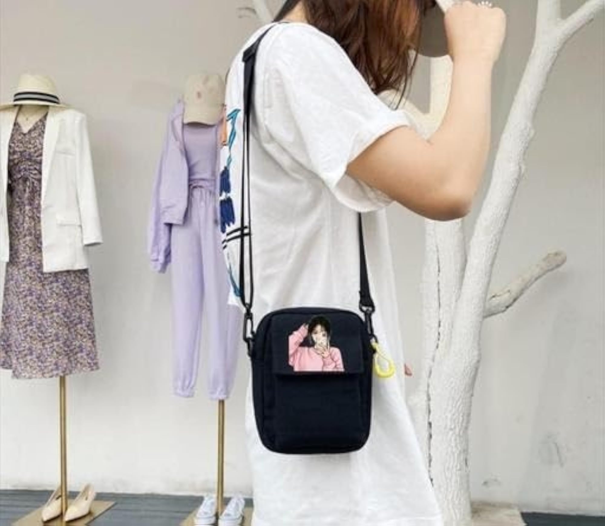Handmade Cotton Canvas Bag, Trendy Sling & Side Bag