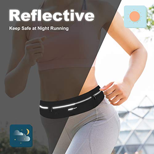 GUZACK Cinto de corrida, cintura para corrida para homens e mulheres, pochete para iPhone 12 Pro Max