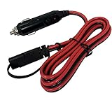 Tetra-Teknica MotoBasics Series SAM-01 12V Cigarette Lighter Male Plug Adaptor for 2 Pin SAE Quick Disconnect, 5 Feet, 16AWG Copper Wire, 10A 250V Fuse