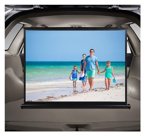 Pantalla de proyector portátil antirreflejos para cine en casa y reuniones sin pared blanca