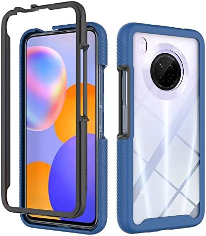Kukoufey Case for Huawei Y9a Case Cover,Anti-Fall and Shock-Absorbing Protective Cover Case for Huawei Enjoy 20 Plus 5G FRL-TN00a FRL-AN00a / Y9a 4G FRL-L22 FRL-LX2 FRL-L23 FRL-LX3 Case Blue