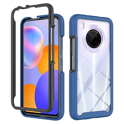 Kukoufey Case For Huawei Y9A Case Cover,Anti-Fall And Shock-Absorbing Protective Cover Case For Huawei Enjoy 20 Plus 5G Frl-Tn00A Frl-An00A / Y9A 4G Frl-L22 Frl-Lx2 Frl-L23 Frl-Lx3 Case Blue #TOP1
