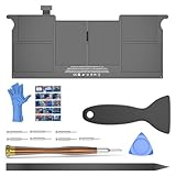 JGTM A1465 Battery Replacement, A1406 Battery for MacBook Air 11 Inch Early 2015, Early 2014, Mid 2013, Mid 2012, Mid 2011 Battery Model A1370 A1495 Capacity 7.6V 39W 5100mAh