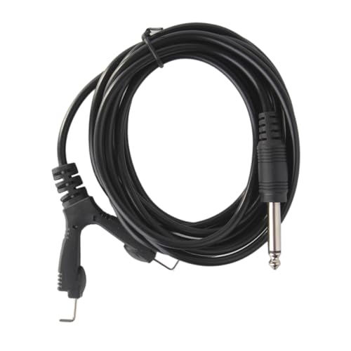 IWOWHERO Heavy Duty Silicone Copper Clip Cord Power Supply Wire for Black Durable and Reliable Power Wire for Professional Use