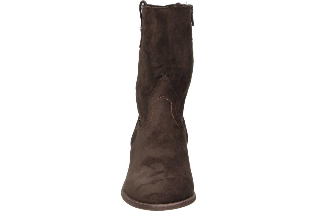 Buonarotti | Botines Camperos Mujer – Botines Planos – Botín Cowboy con Cremallera Lateral – Estilosos – Cómodos y Versátiles – Moda – Modelo 2A-1496