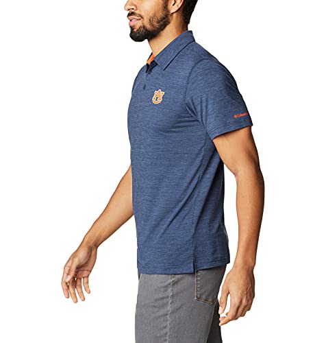 Columbia Men's Clg Tech Trail Polo, Aub - Navy, X-Large #TOP17