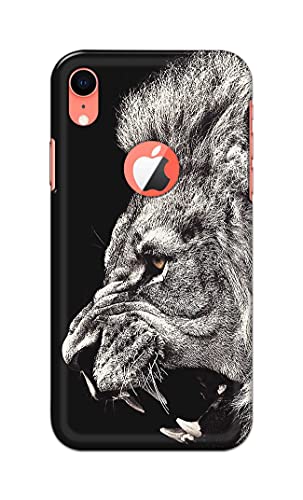 Image of Roaring Lion Hard Back Case Cover for Apple iPhone XR Logo (6.1 inch), A2105, A1984, A2107, A2108 Back Cover -(J5) VNS2225