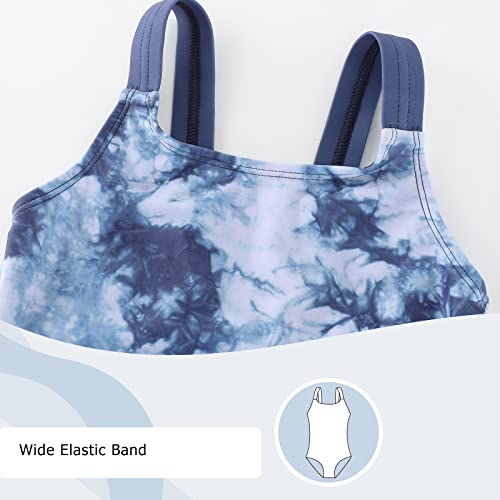 Image of Girls One Piece Swimsuits Halter Bathing Suits Summer Swimwear 3-16 Years