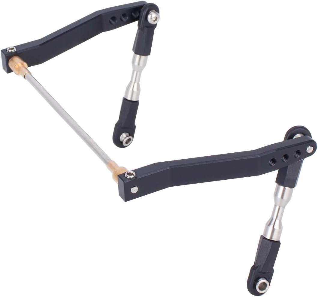 Metal Rear Sway Bar Anti-roll Set for 1/10 Axial Wraith RR10 Yeti Rock Crawler Car (Silver)